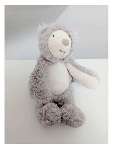 Peluche doudou ours gris - ours,