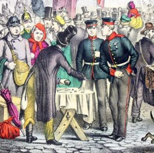 Jeu de CUBES MAGICIEN 1850 /