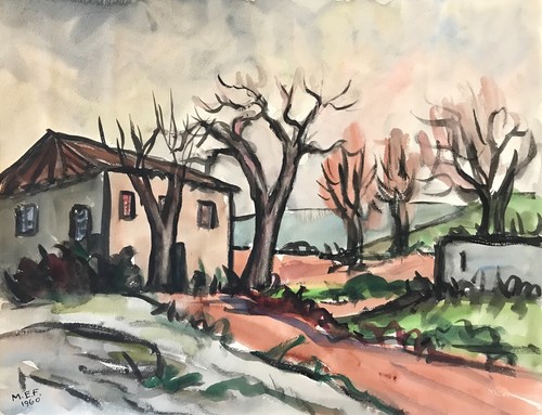 école provençale paysage - provençale,