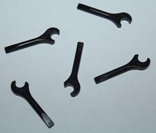 5 Clès Lego Minifig Tool Spanner Wrench 4006/set 1590 4610 6363 7134 715 928 497