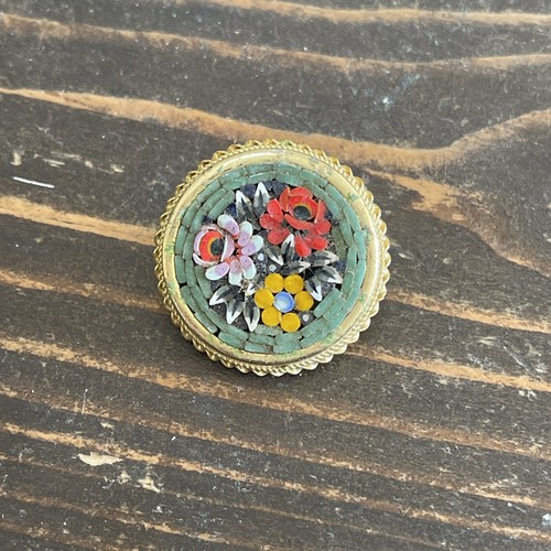 Broche micro mosaïque - en,
