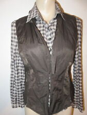 R867 superbe chemise manches longues a carreaux et sont boléro taille 44