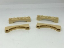 LEGO : 4x Brique Arche 1 x 6 -