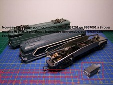 Kit Motorisation locomotive BB 9201 châssis métal à 8 roues motrices JOUEF en HO