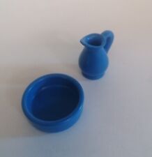 Playmobil 4145, set bassine et cruche, broc à eau, maison transportable