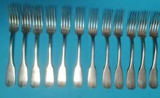Guy Degrenne 12 Fourchettes de Table 20,5 cm Vieux Paris Métal Argenté 