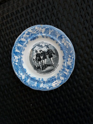 Ancienne assiette porcelaine - ancienne,