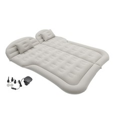 Matelas pneumatique pour voiture, camping, sieste, gris