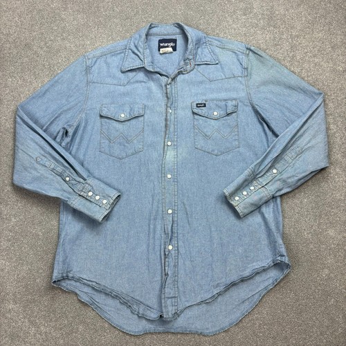 Chemise jean wrangler - chemise,