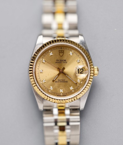 Tudor gilding dial - gilding, date