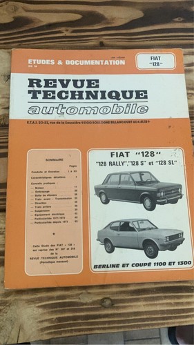 Rta fiat 128 rally sl - rally, et