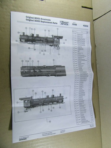 Notice seule roco 43232 - roco, ho