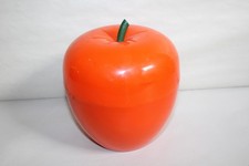 Seau à glaçons vintage en plastique forme pomme, hauteur 14.5 cm