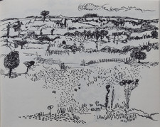 André Mathiau (1933-2013) - art brut (083) - encre