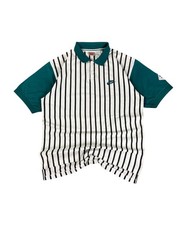 Polo Manches Courtes Rayé Noir et Blanc Rare Nike X Supreme Court Jim Courier M