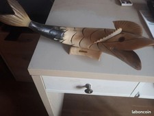 Poisson décoratif en corne sculptée Quiberon