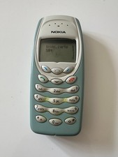 Téléphone Portable Vintage Original NOKIA 3410 vert Clairsur bouygues seulement