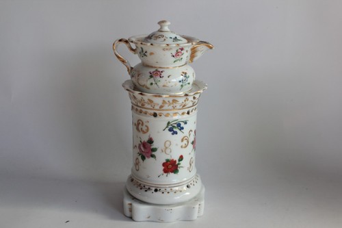 Tisanière porcelaine xixe - tisanière,