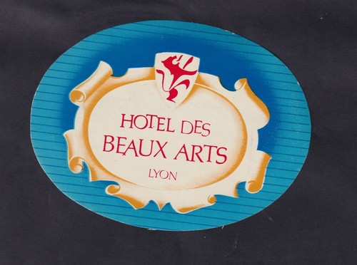 Ancienne étiquette bagage