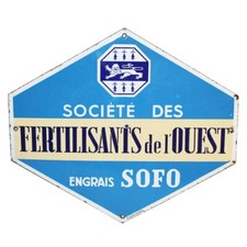 Ancienne plaque émaillée