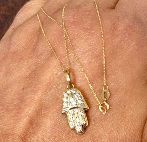 Chaine carats pendentif - chaine, 18