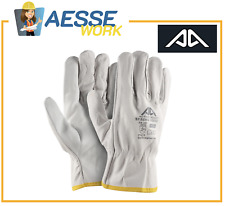 12 Paire - Gants en Cuir Fleur Buffle Active Strong Construction Jardinage