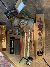 Anciens Porte Plume Plumier Divers Calligraphie