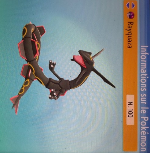 Rayquaza shiny level 100 - rayquaza, 100.