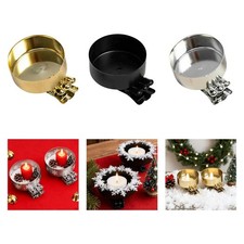 Lot de 10 pinces à bougies pour sapin de Noël, idéales pour décorer une fêt