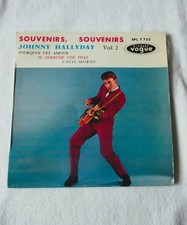 EPL 7755 - Souvenirs, Souvenirs Johnny Hallyday avec centreur. 
