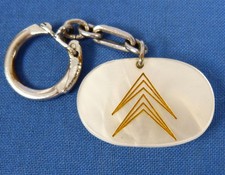 Porte-clés, Key ring Logo - CITROËN - 13 SALON DE PROVENCE - Façon nacre -