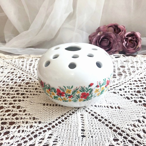 Petit vase pique fleurs - vase, boule