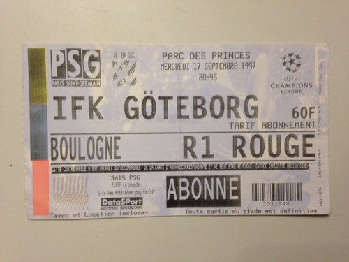 Ticket match football paris - ticket,