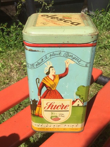 Ancienne boite publicitaire - ancienne,