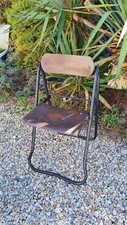 ANCIENNE CHAISE PLIANTE INDUSTRIELLE NELSON BIENAISE