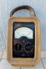 Ancien Multimètre PEKLY CONTALT 70  "SNCF" avec Coque de protection caoutchouc