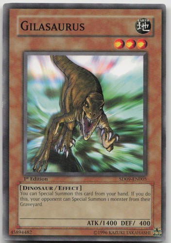 Gilasaurus 1st edition common - gilasaurus,