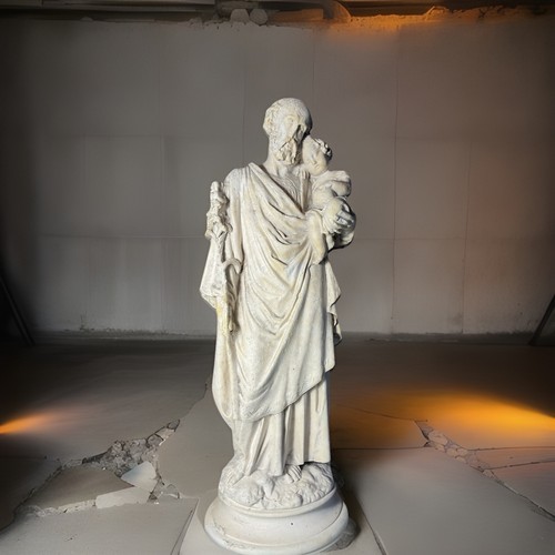 Sculpture ancienne joseph - ancienne, st