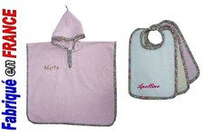 Peignoir poncho enfant à