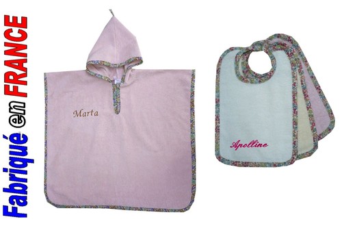 Peignoir poncho enfant - , à