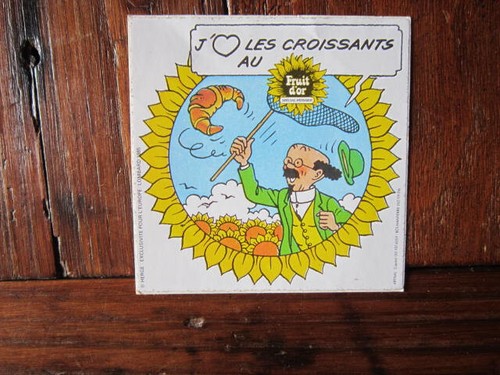 Autocollant fruit tintin - fruit,
