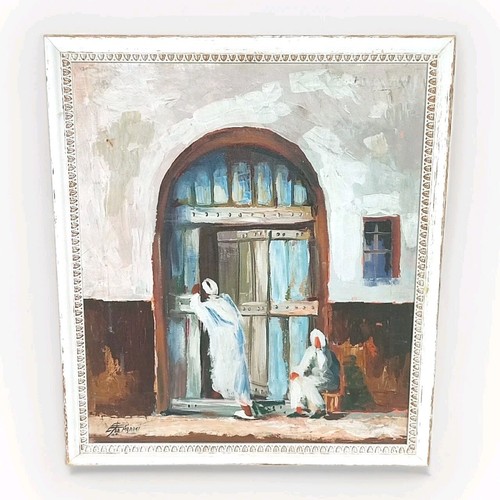 Tableau orientaliste huile - tableau,