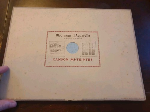 Bloc papier aquarelle canson - bloc,