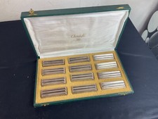 Coffret de 12 Portes Couteaux Christofle Luc Lanel