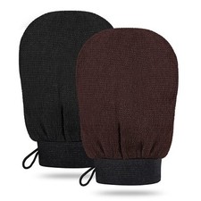 Lot de 2 Gant Exfoliant Corps Gant de Crin pour Gommage Corps et Exfoliant Vi...