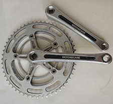 Pédalier, crankset vélo vintage, MOTOBECANE, double plateaux 40-52 JAPAN