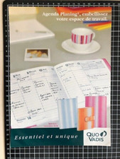 Publicité de presse de 2005- QUO VADIS  agenda planning- French Ad