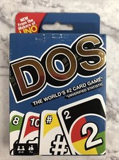 UNO DOS Mattel Card Game BRAND
