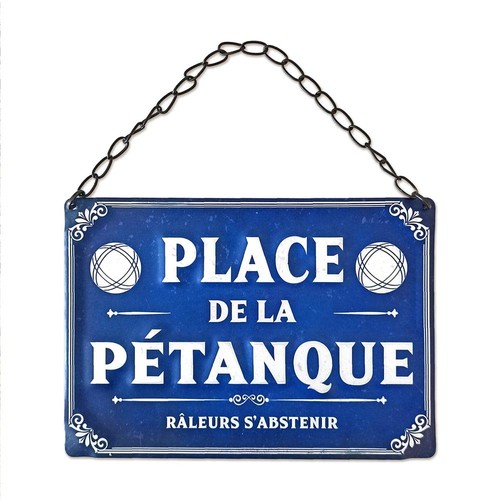 Plaque metal place la - de,