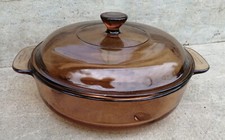 AR2 - COCOTTE VISION CORNING EN VERRE FUMÉ 21cm